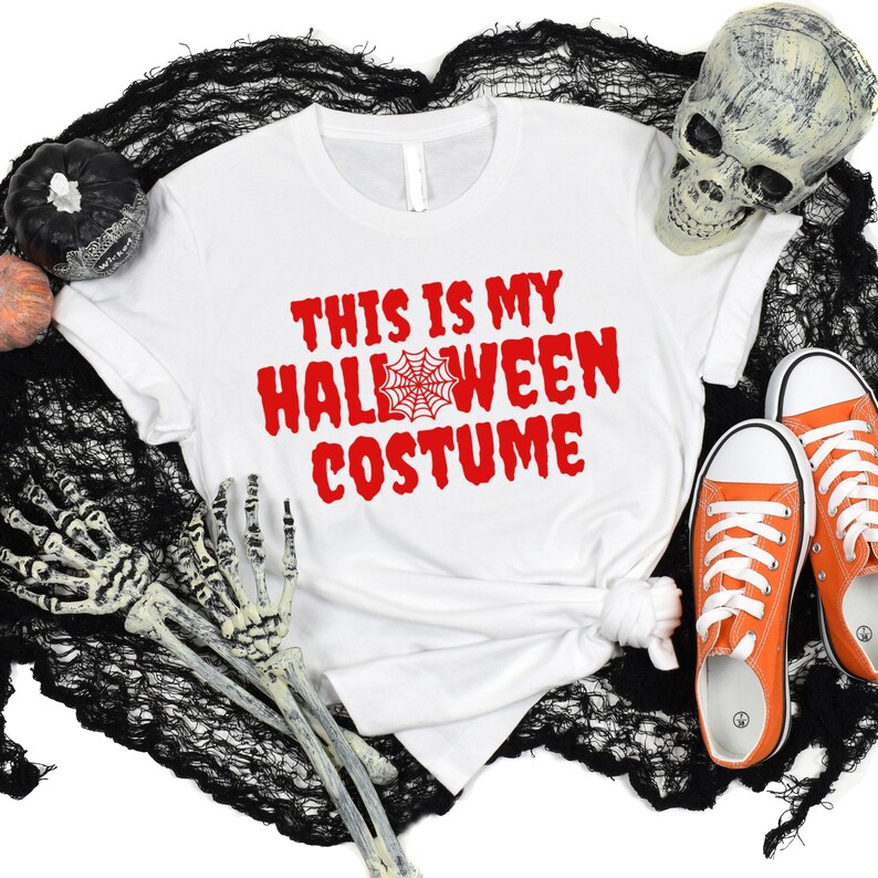 Halloween Sweatshirt This is My Halloween Costume Womens Halloween