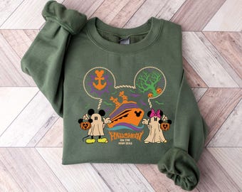 Halloween Disney Cruise Shirt, Mickey Mouse Zombie Cruise Sweatshirt, Mickey Halloween Scary Cruise Shirt, Minnie Horror Cruise Hoodie