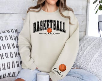 Personalized Basketball Mom Sweatshirt: Game Day Gift