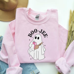 Halloween Ghost Sweatshirt, Boo Jee Shirt, Boo Shirt, Spooky Ghost Hoodie, Spooky Season Ghost Sweater, Spooky Vibes Shirt, Halloween Gifts