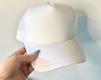 White Foam Trucker Hat