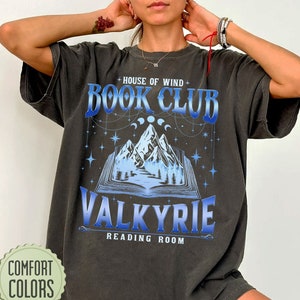 Haus des Wind Buchclub PNG, Acotar Buchclub Shirt Designs, Nachtgericht Thron aus Glas, Walküre Leseraum, Velaris Digital Download