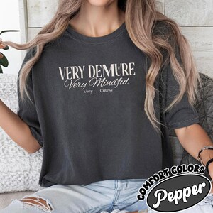 Very Demure Instant Download, Very Mindful Funny Saying PNG Digital File, Bow Aesthetic Trendy Png, Funny Meme Gift