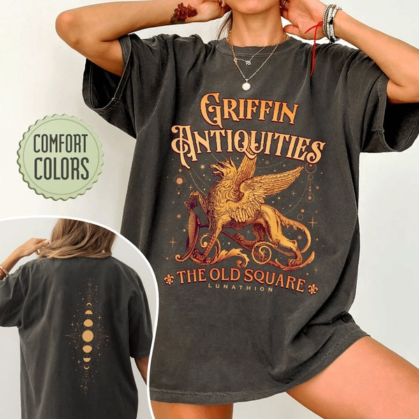 Griffin Antiquities Crescent City PNG, Lunathion Shirt Designs, Bryce Quinlan Digital Download, House Of Earth And Blood PNG SVG Clipart
