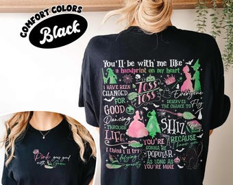Wicked PNG Digital Download, Defying Gravity PNG Clipart, Wicked Changed For Good, Wizard Movie Fan Shirt Designs
