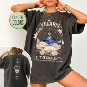 Velaris Acotar Png Digital Download, Velaris City Of Starlight  Png Clipart, Sjm Merch Shirt, The Night Court, A Court Of Thorns And Roses