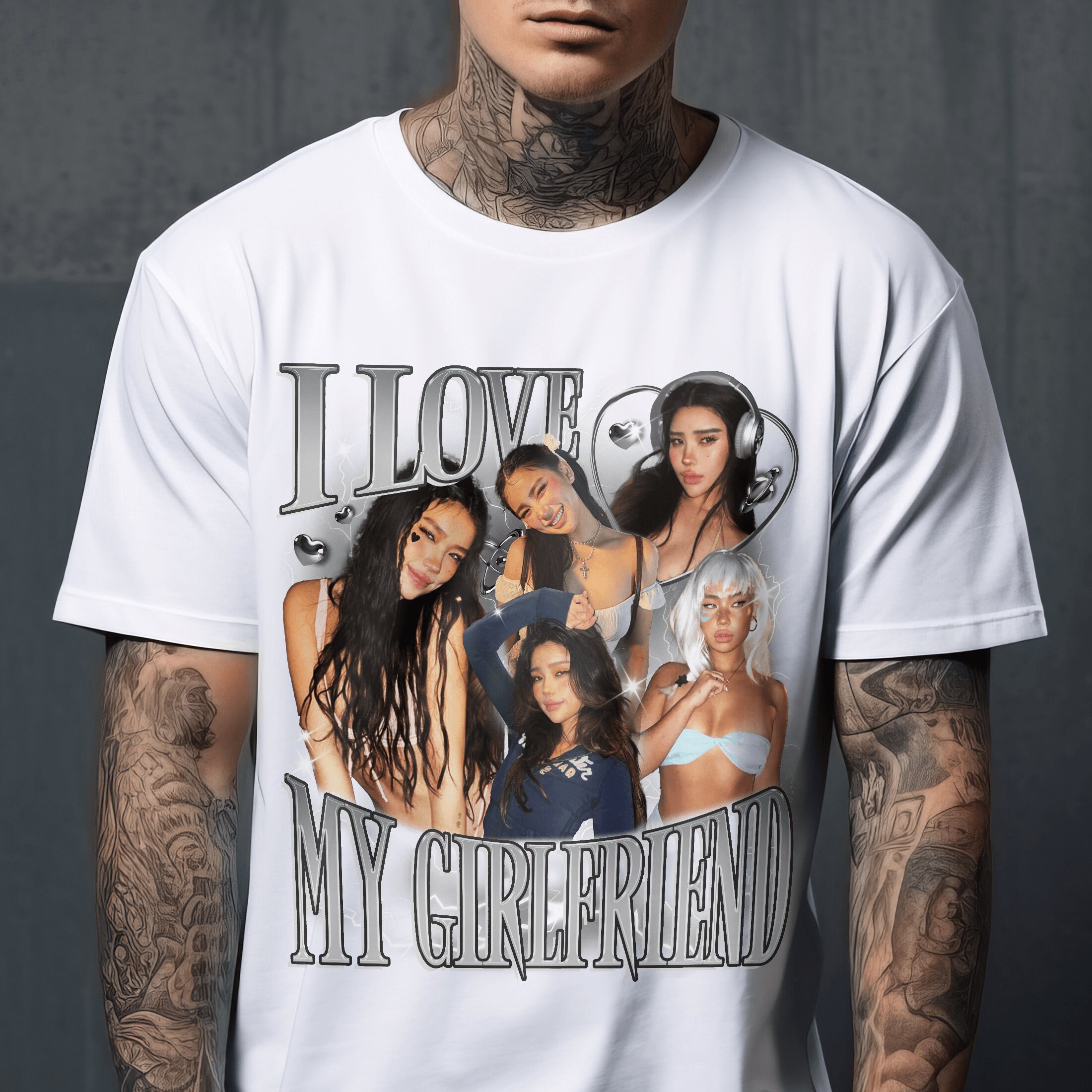 Romantic Girlfriend Gift Shirt, I Love My Girlfriend, Valentine's Day Apparel