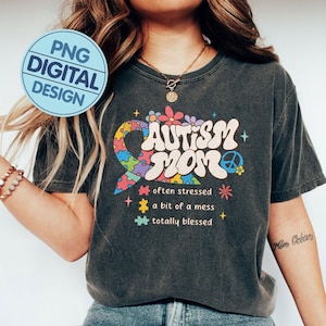Autism Mom PNG Instant Download, Autism Mom Era Digital Download, Autism Awareness PNG, Autism Mom Hero, Autism Mom gift