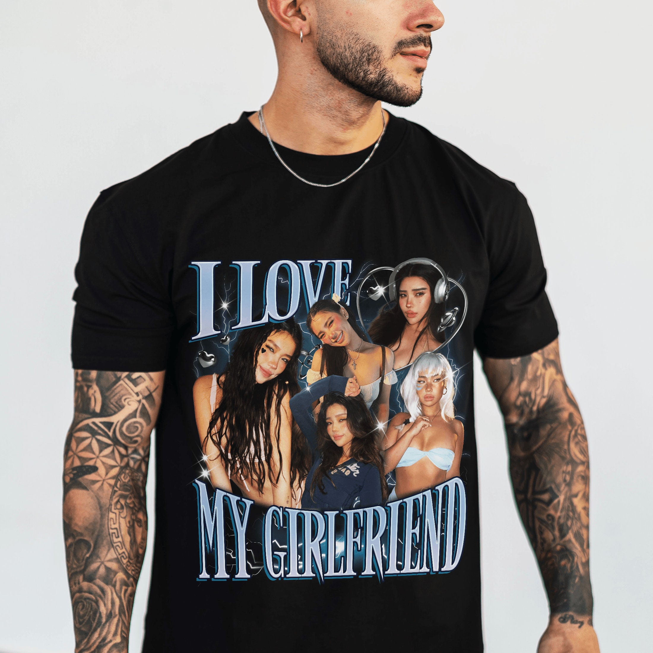 Romantic Girlfriend Gift Shirt, I Love My Girlfriend, Valentine's Day Apparel