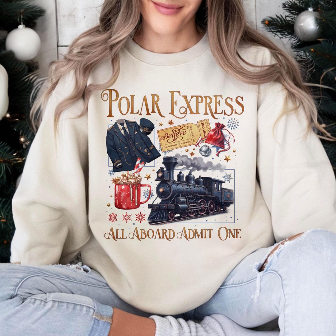 Polar Express PNG Digital Download, Funny Christmas PNG Clip Art, North ...