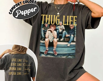 Golden Girls Thug Life Png Instant Download, Golden Girls 80s Retro Vibe Digital Download, 2 Sided Shirt
