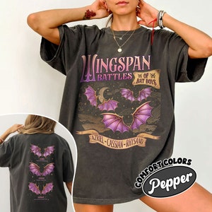 Acotar Wingspan Bat Boys PNG, Night Court Illyrians Shirt Designs, Rhysand Cassian Azriel Bat Boys PNG, Acotar SJM Digital Download