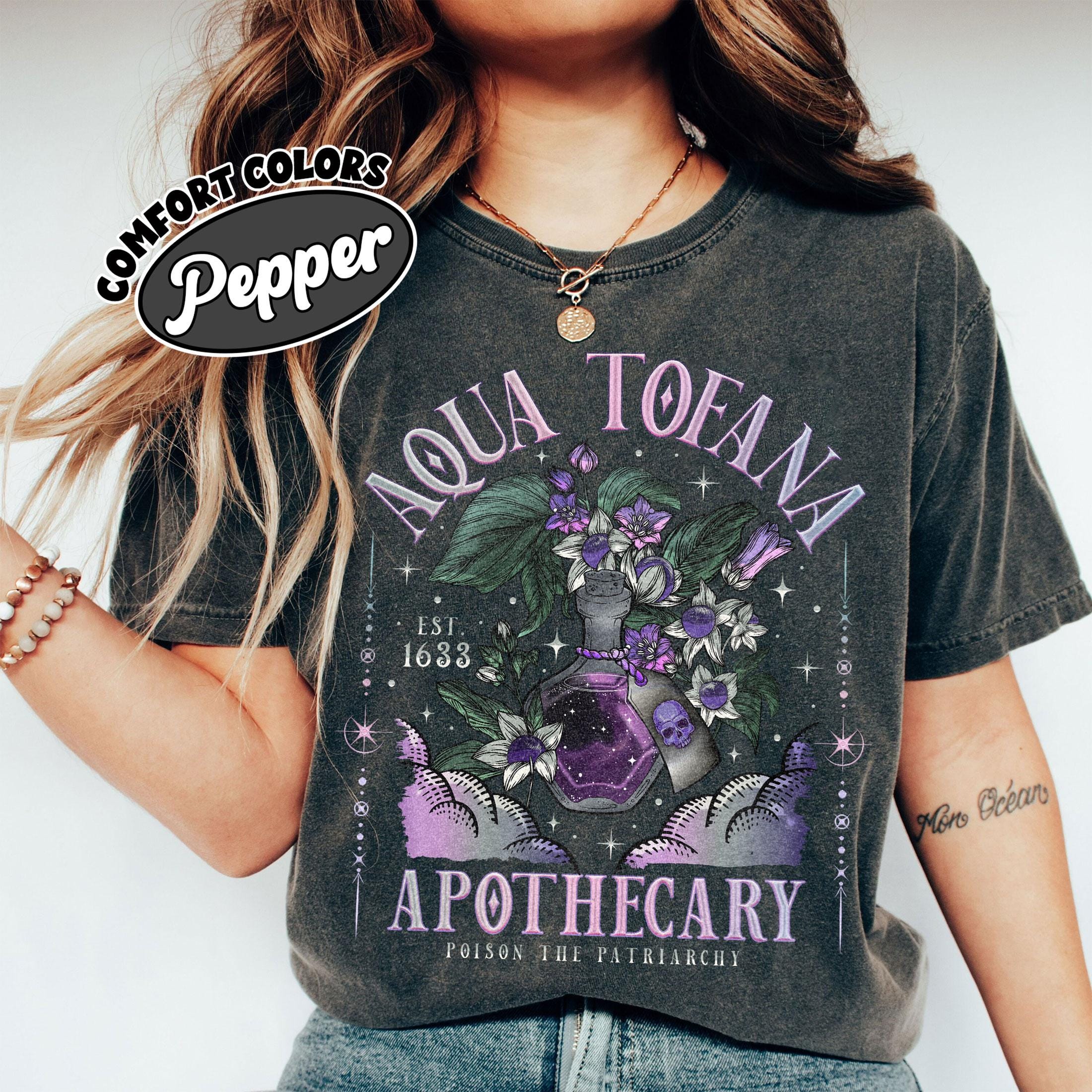 Aqua Tofana Apothecary PNG Digital Download, Destroy The Patriarchy, Feminism Shirt Designs,  Women’s Rights PNG Clipart