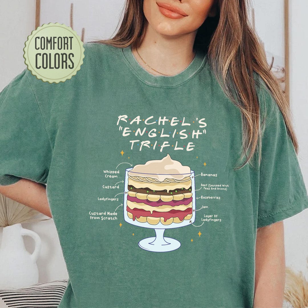 Descarga digital PNG de Friends English Trifle, PNG de Rachel, diseños ...