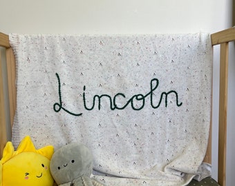 Embroidered Children's Blanket