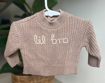 Embroidered Children's Knit Jumper