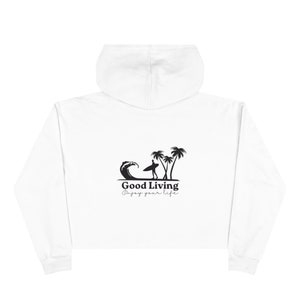 Good Living Crop Hoodie zdjęcie 6