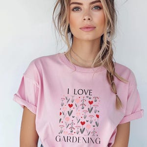 Floral Gardener Shirt Plant Lover Shirt Farmer T-Shirt Gift For Gardeners Botanical Shirt cute Gardening Shirt Cute farmet tee