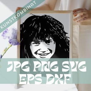 Räubermädchen Räuberin DXF Svg Png Jpg Clipart für T Shirt Kleidung Michel Patches für Cricut Silhouette Lausemädchen Lausejunge