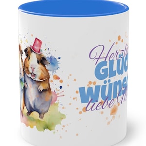 Cavia Mok om te personaliseren voor Felicitaties Beterschap Aanmoediging Bevestiging Rijbewijs Gefeliciteerd