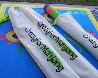 ¡NUEVO! Bolsa de lona para tapete de mahjong - Colorida