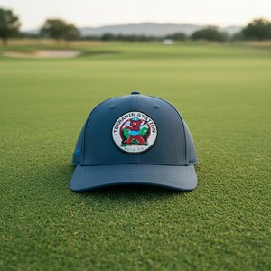 Strolling Bear Logo Golf Hat - Performance Snapback Bild 4