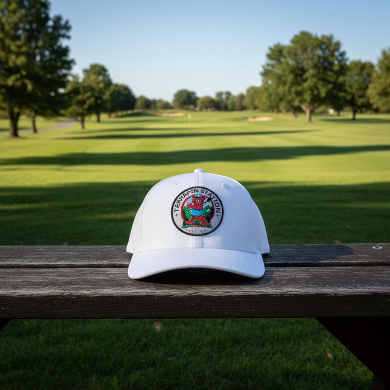 Strolling Bear Logo Golf Hat - Performance Snapback Bild 5