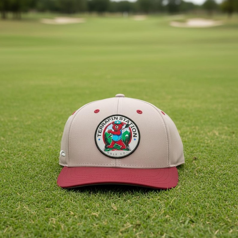 Strolling Bear Logo Golf Hat - Performance Snapback Bild 2