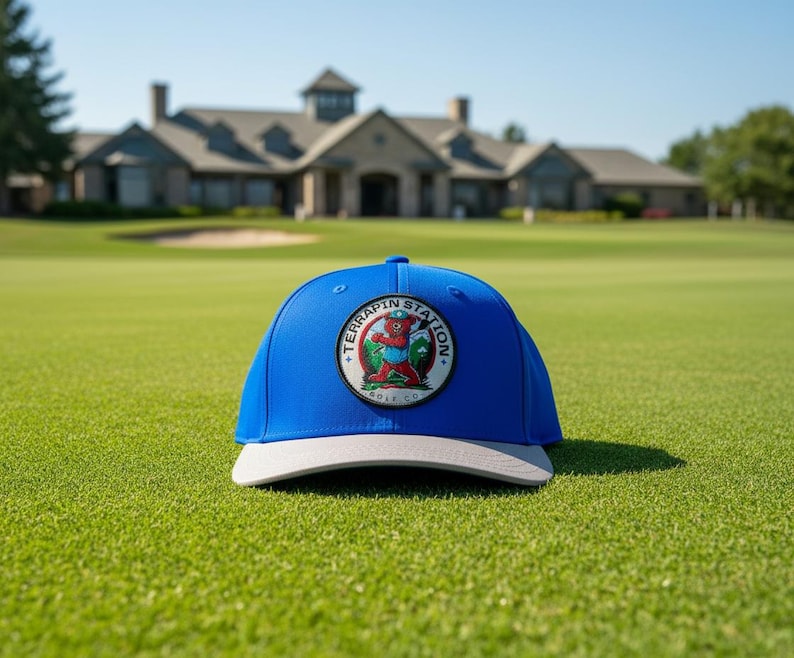 Strolling Bear Logo Golf Hat - Performance Snapback Bild 3