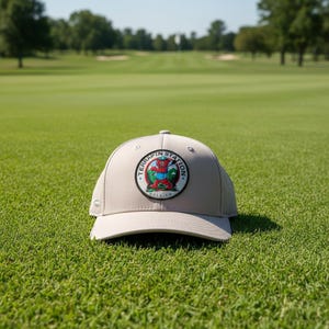 Strolling Bear Logo Golf Hat - Performance Snapback Bild 6
