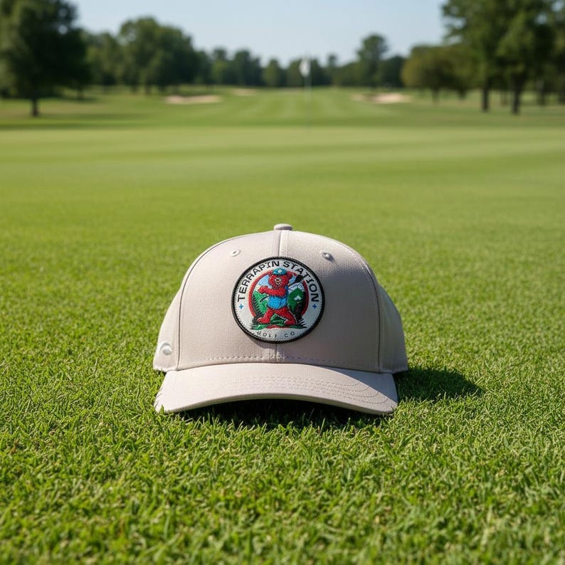 Strolling Bear Logo Golf Hat - Performance Snapback Bild 6