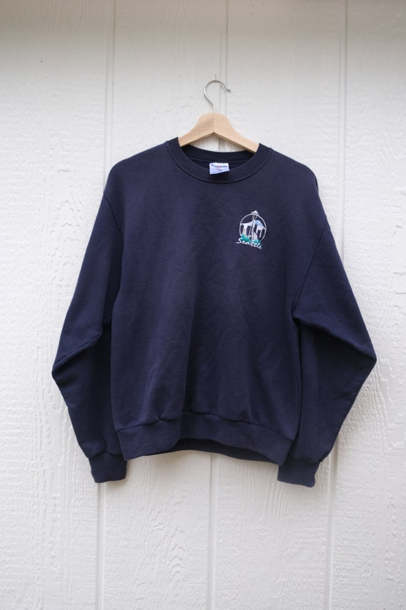 Vintage 90's Seattle Sweatshirt, Vintage Jerzees g