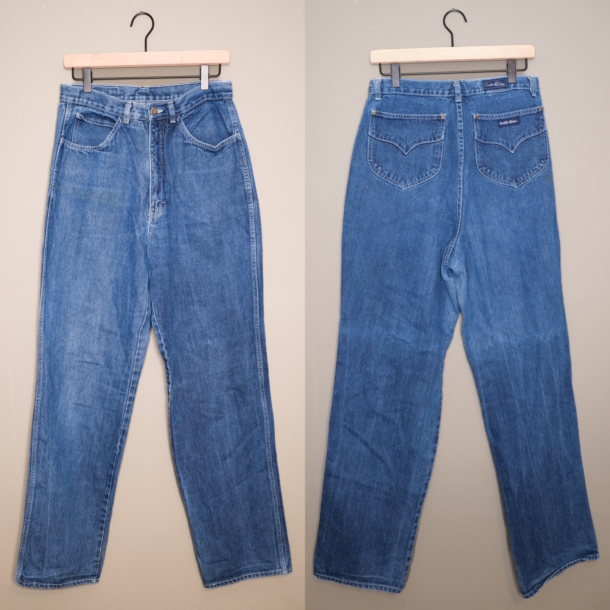 SENEE loose vintage denim Sサイズ ブルー SENEE loose vintage like denim ブルー M - メルカリ