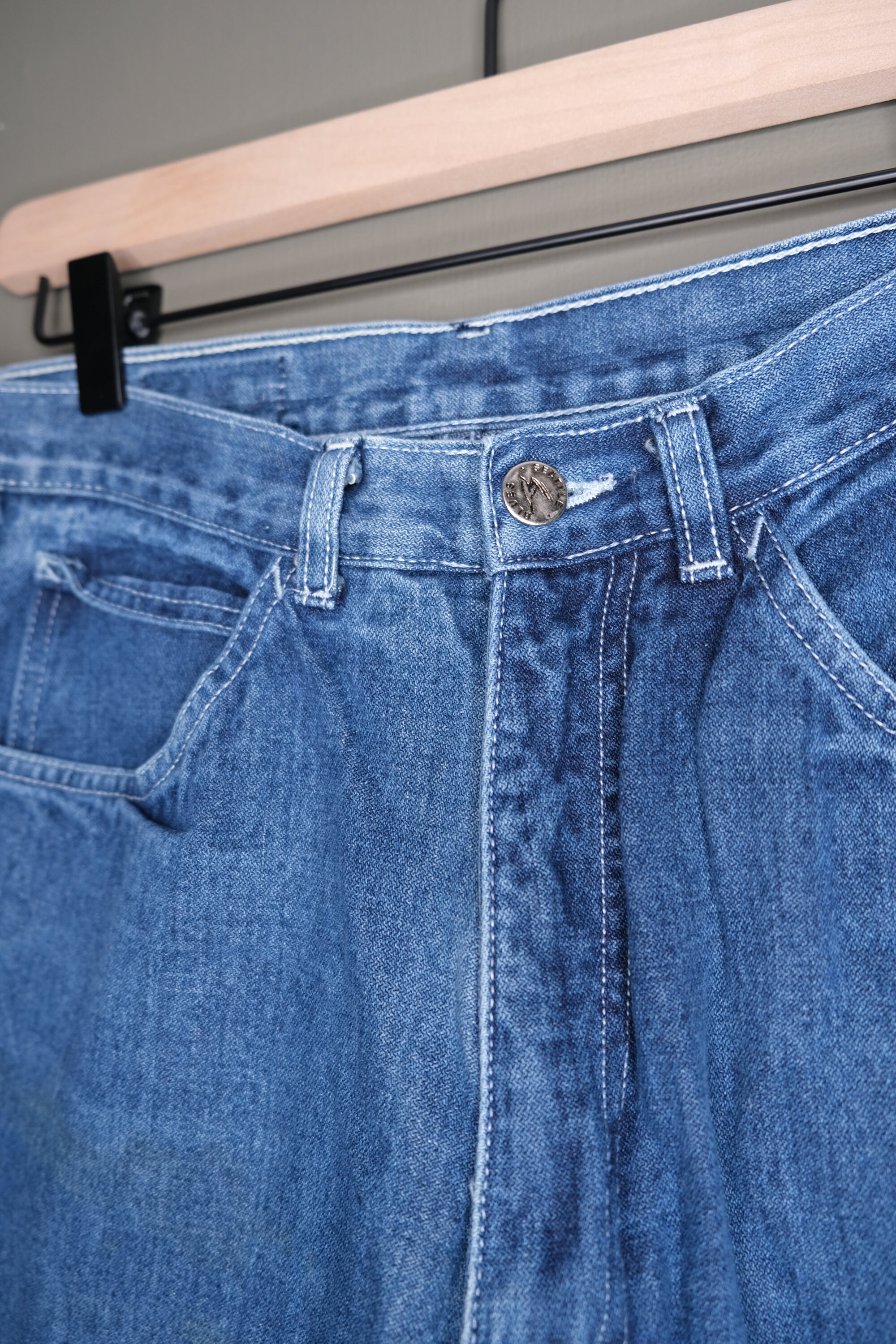 SENEE loose vintage denim Sサイズ ブルー SENEE loose vintage like denim ブルー M - メルカリ