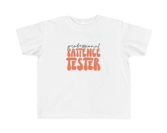 T-shirt en jersey pour tout-petit testeur patient professionnel