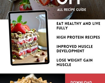 Fit Book: High-Protein Recipes for Athletes | Healthy Eaters | Meal Plans, Macro Cheats & More | Lose Weight | Gain Muscle |Healty Recipes