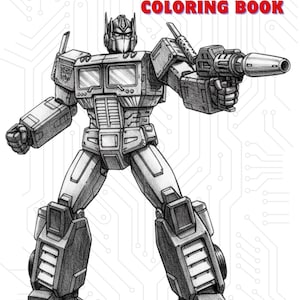 Livro de colorir de robôs para crianças | PDF para imprimir, de 5 a 12 anos