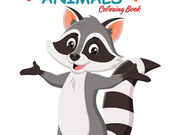 Raccoon Coloring Book | 11 Printable Pages for Kids