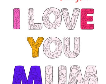 Kolorowanka na Dzień Matki | 12 słodkich kolorowanek dla dzieci