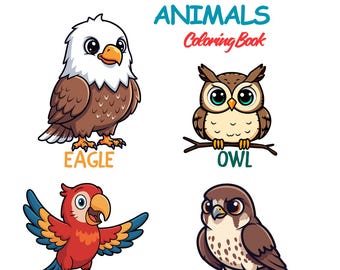 Kolorowanka Ptaki dla dzieci 8+