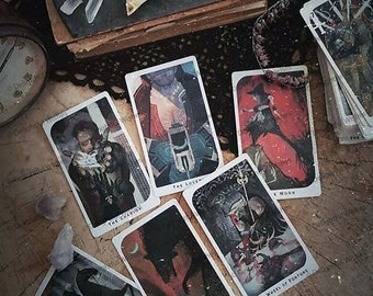 VANDAAG 75% KORTING - Zeldzame authentieke Dragon Age Inquisition Tarot Card Deck BioWare | Dragon Age-pin | Drakentijd kunst | Vreeswolf
