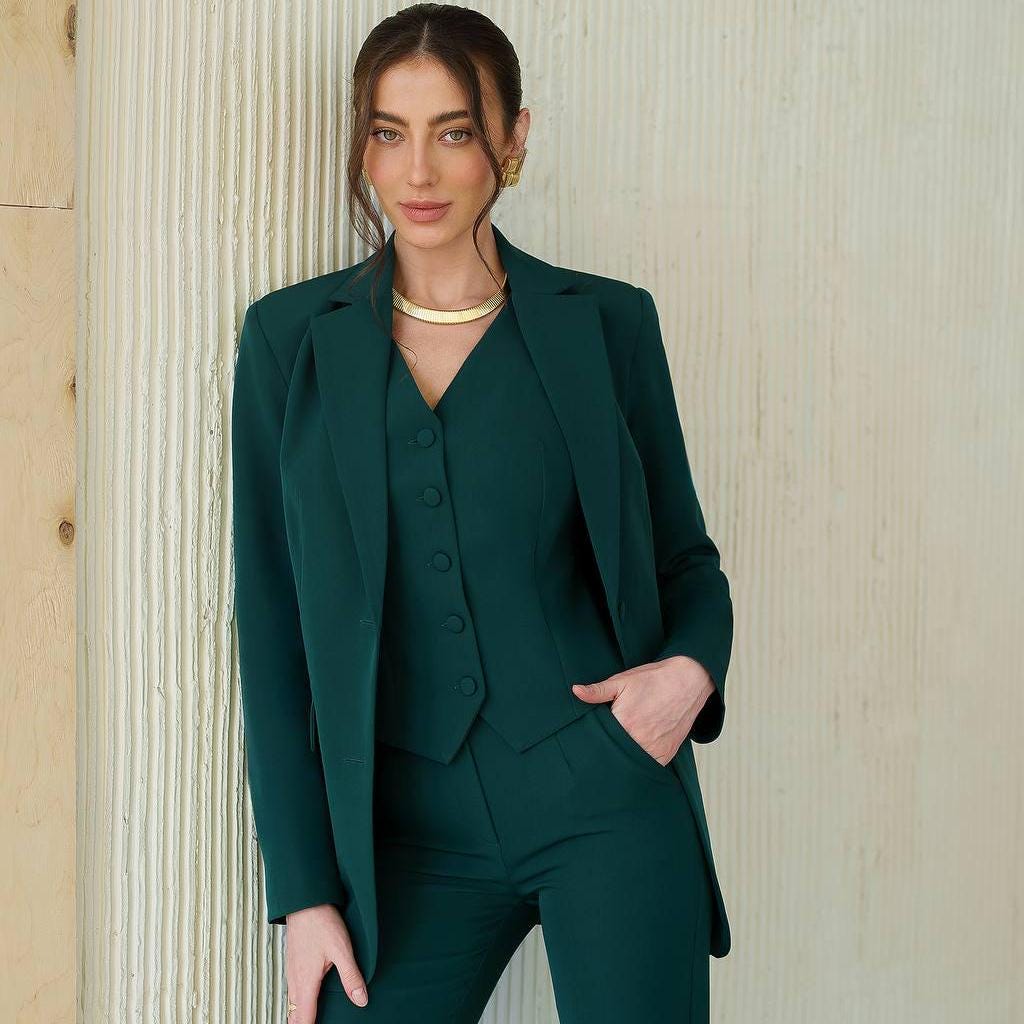 Emerald Green Three Piece Suit - Etsy Emerald Green Three Piece Suit - Etsy
