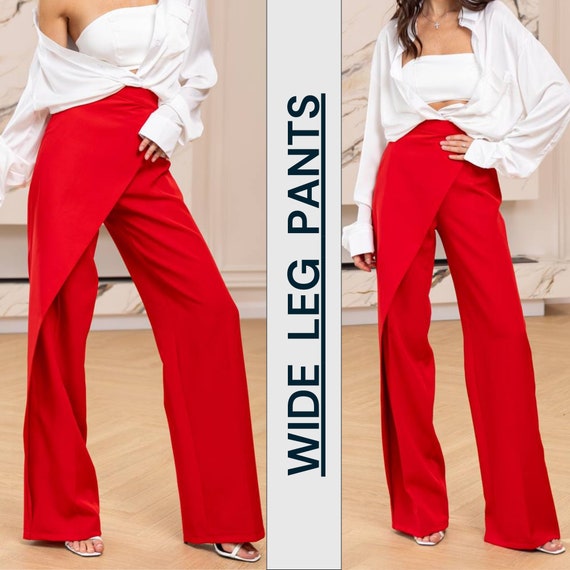 Dressy Palazzo Wide Leg Pants for Effortless Elegance Etsy