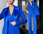 Costume femme bleu roi hotsell