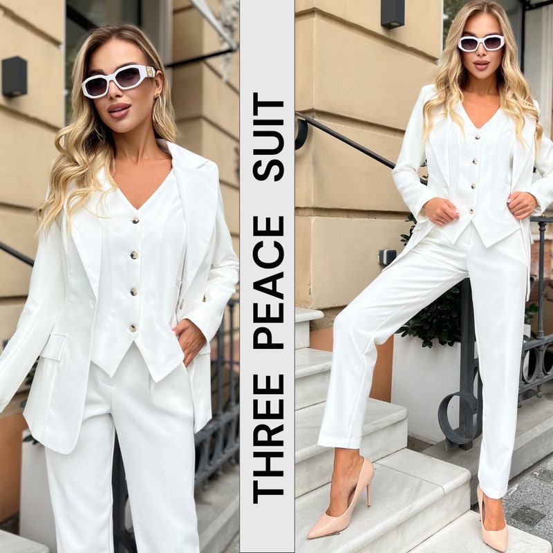 White Suit Women Etsy — free download