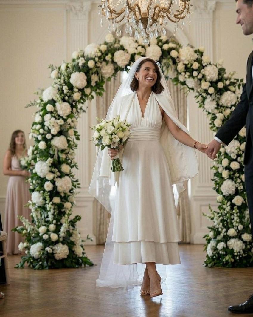Vintage Style Wedding Dress Courthouse - Etsy Vintage Style Wedding Dress Courthouse - Etsy