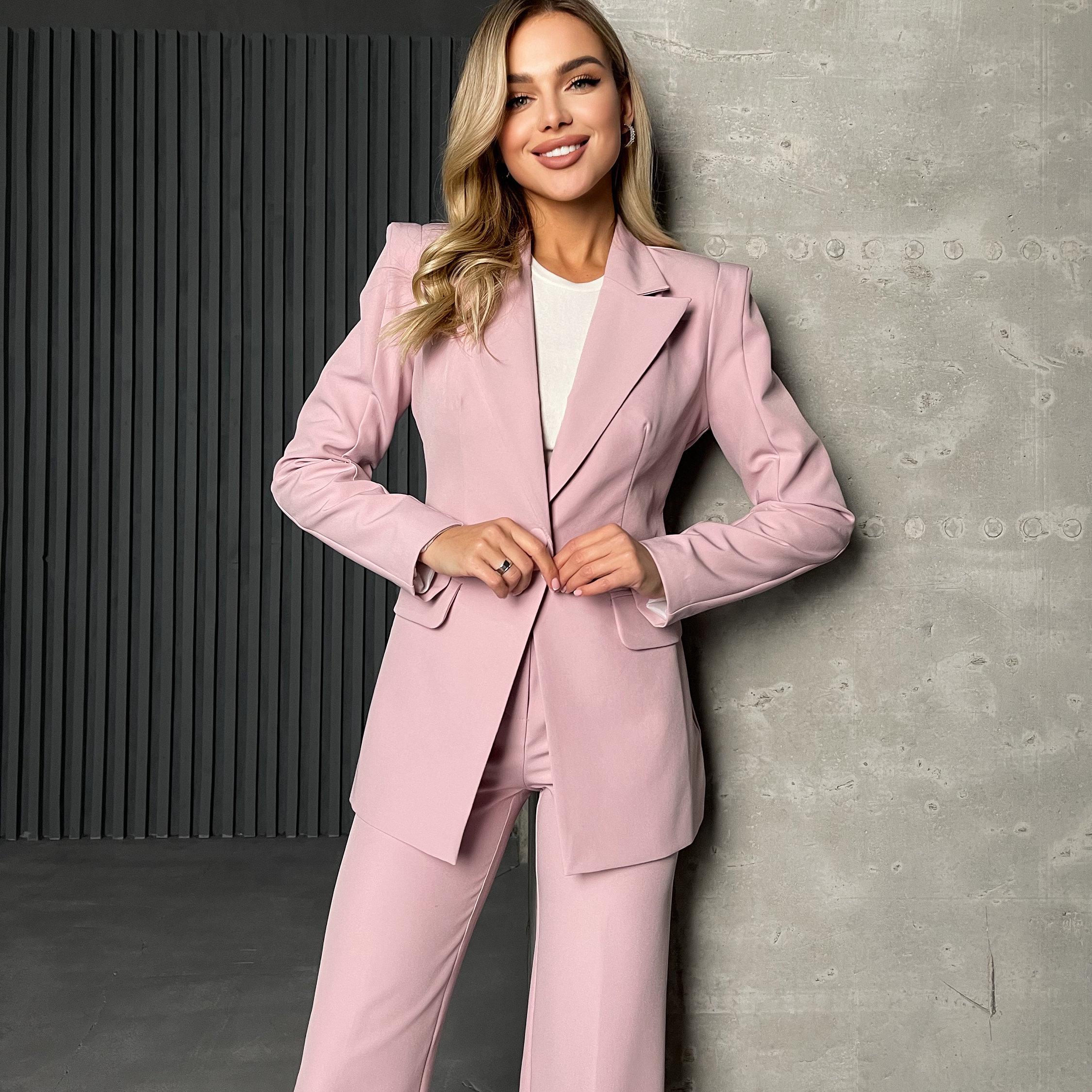 Light Pink Pant Suit