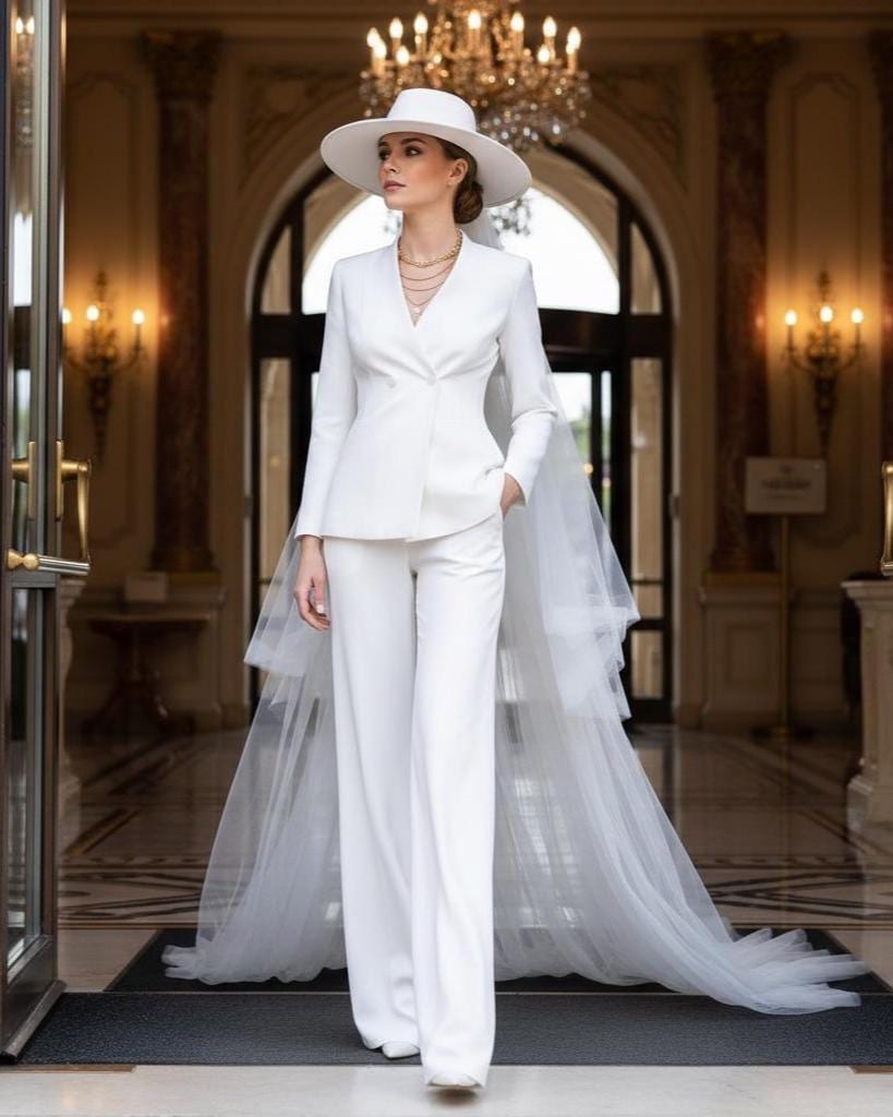Wedding White Suit For Girls Ladies White Pant Suits For The Bride Watson Ellis Custom Wedding White Suit For Girls Ladies White Pant Suits For The Bride Watson Ellis Custom