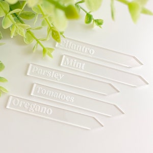 Herb and Vegetables Garden Markers | Plant Stakes | Herb Labels, Garden Stakes, Garden Signs, Plant Markers, Plant Tags, Gift for Gardeners