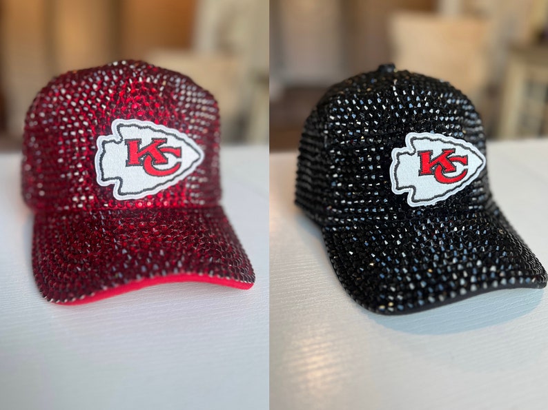 Custom Full Rhinestone Baseball Cap, Adjustable Hat, MLB, NFL, NBA ...